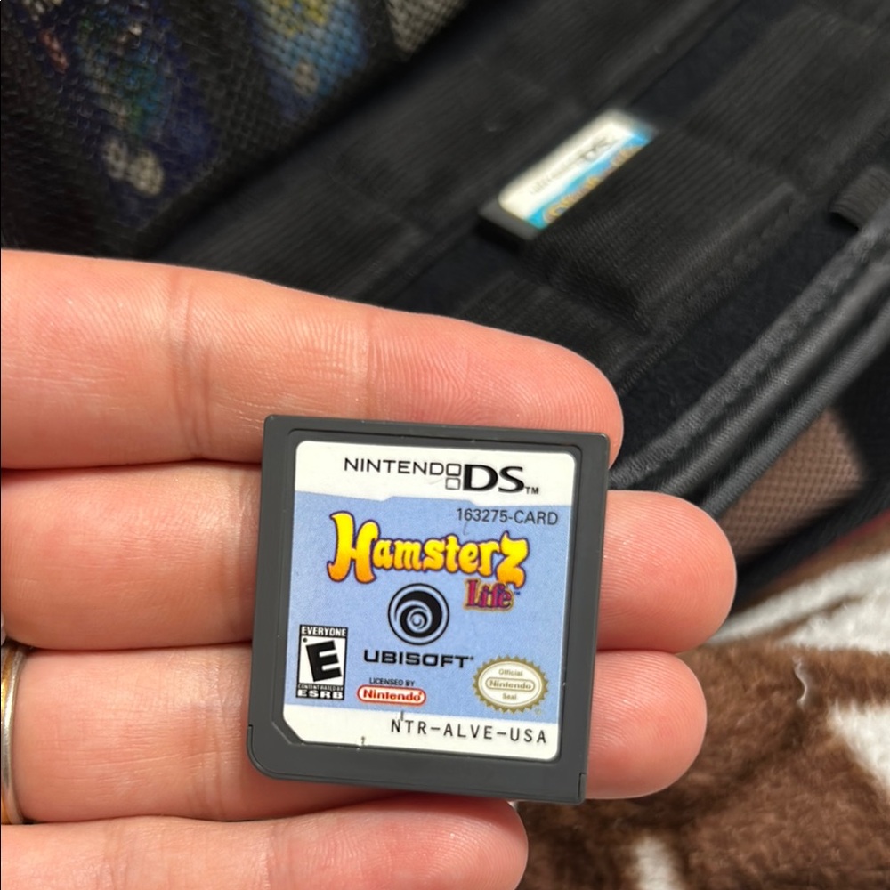Nintendo DS Hamsterz Life Game Cartridge - Blue and Black